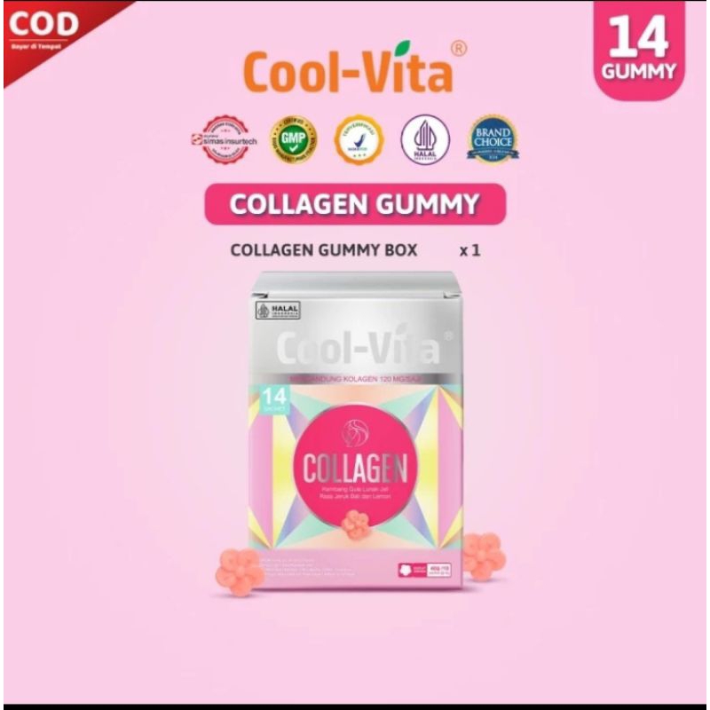 

Coolvita Gummy 1 box isi 14 pcs