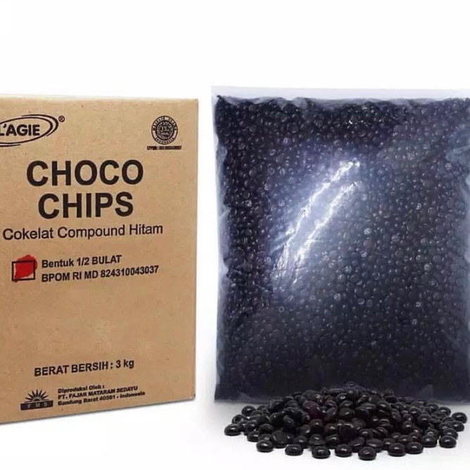 

LAGIE CHOCO CHIPS 1/2 BULAT 500 GR REPACK