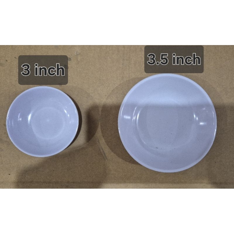 Lepek Saos Kecap Sambal Bulat Melamin Vanda 3 inch/3.5 inch