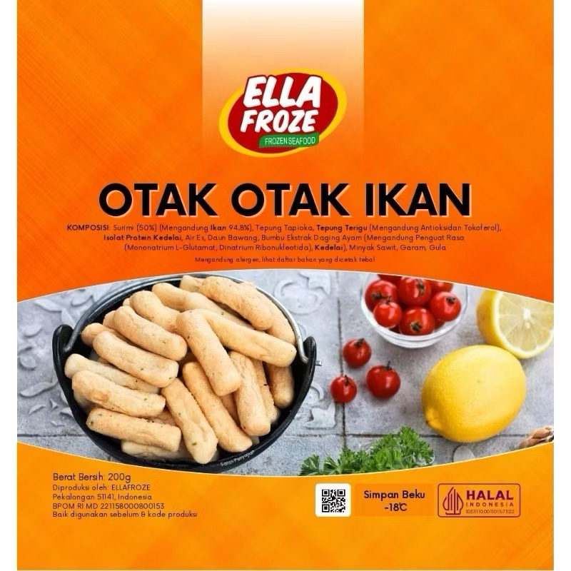 

ELLA FROZE OTAK-OTAK IKAN | Otak-otak ikan frozen food