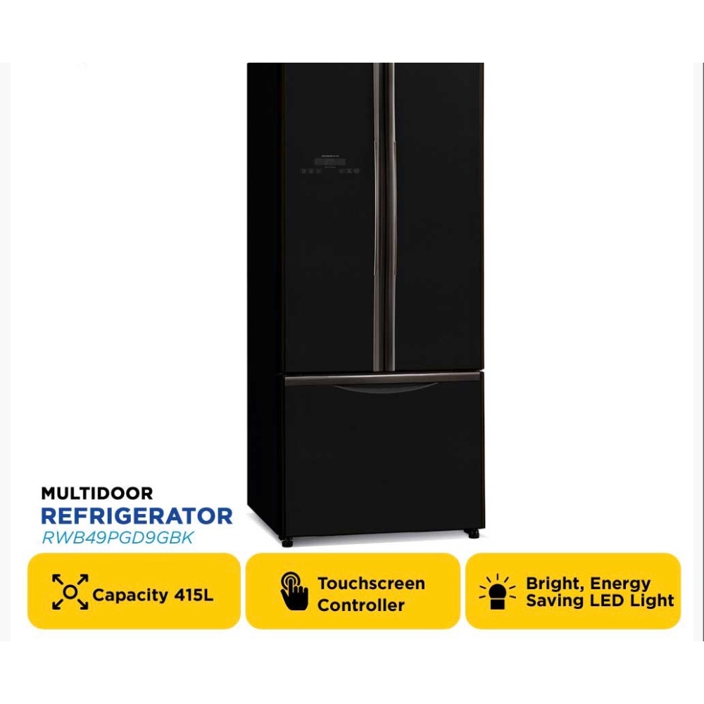 HITACHI MULTI DOOR REFRIGERATOR RWB49PGD9GBK