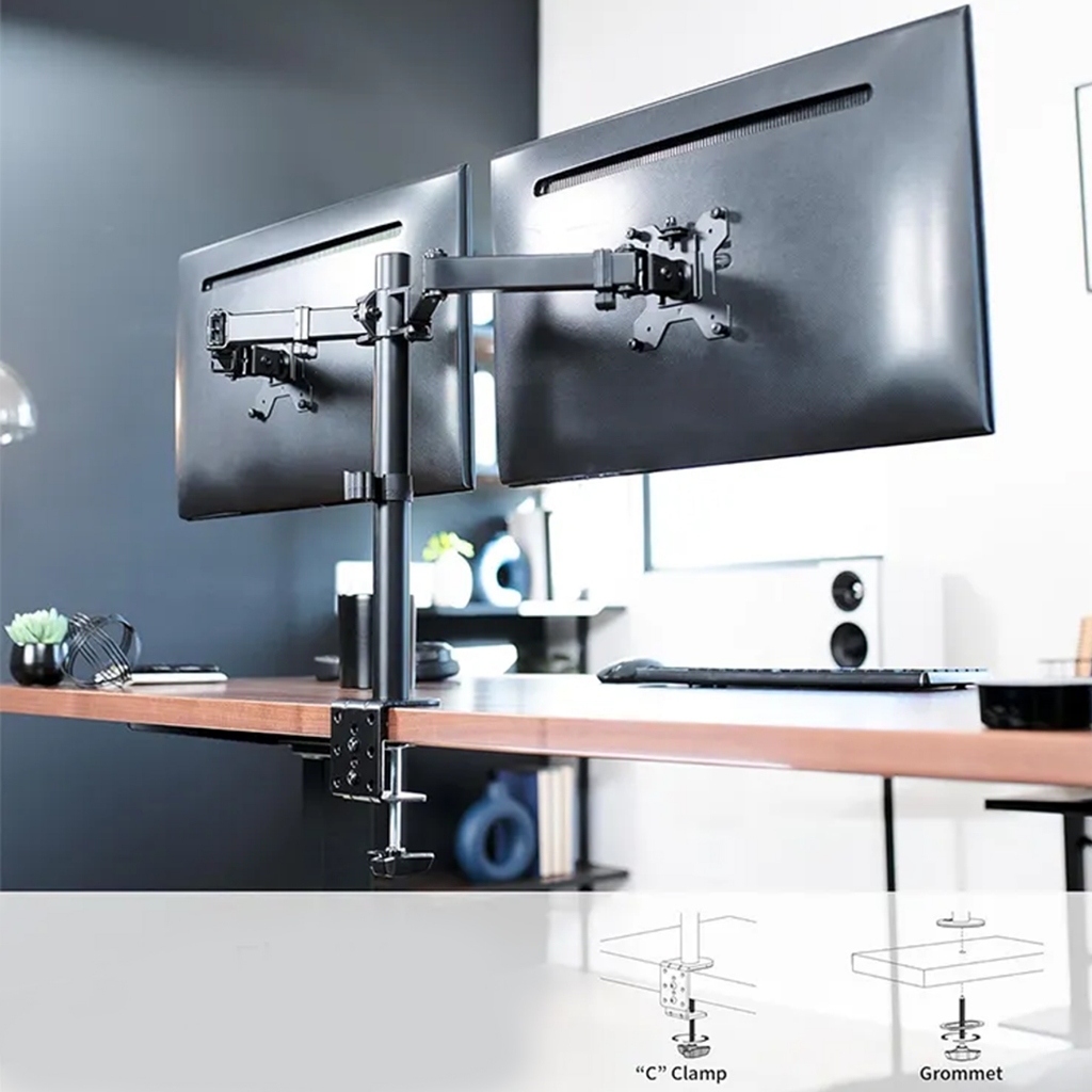 Monitor Bracket TV LED / Bracket LCD Monitor PC Gas Spring 1332 inch Satu ARM dan Dua ARM / Monitor