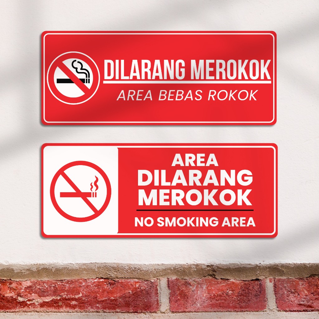 

Signage Dilarang Merokok | Papan No Smoking Area untuk Tempat Umum