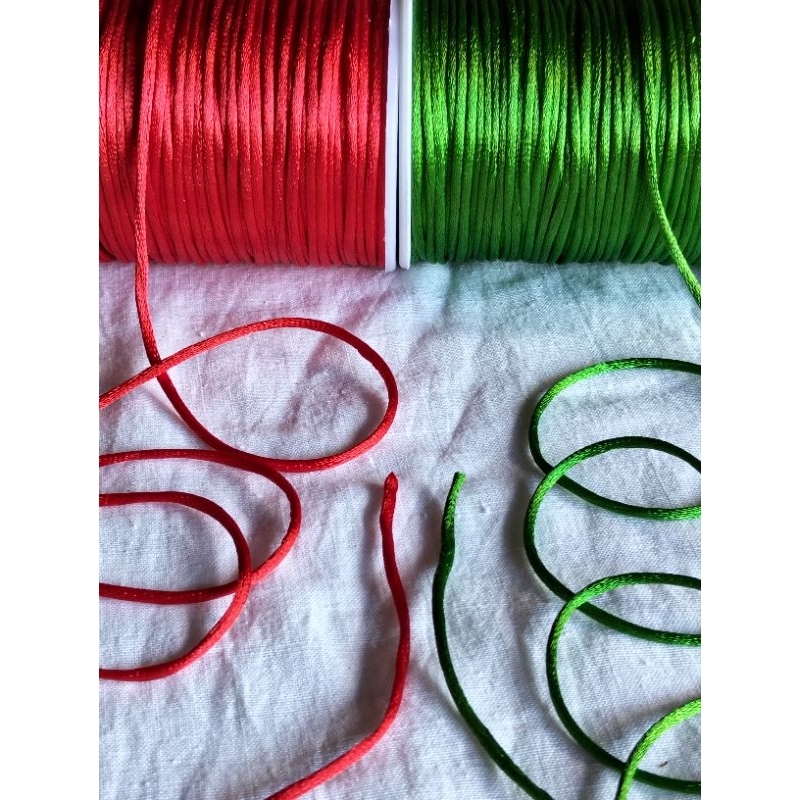 Tali Cina RRT Tali Satin 2mm Tali Satin untuk Gelang Tali Satin Gelang Tali Satin untuk kancing Shan