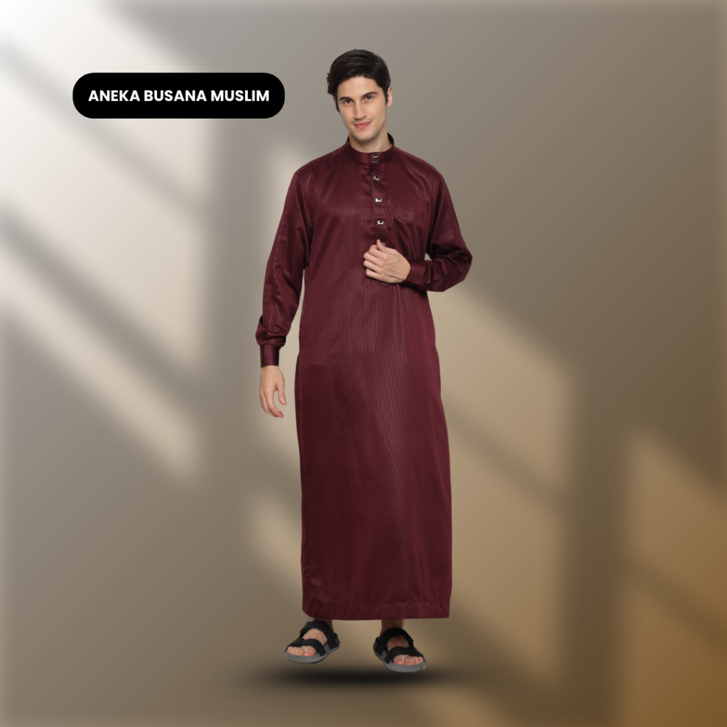 ready stock jubah gamis premium slimfit pria dewasa mewah sultan gamis lelaki president jubah gamis