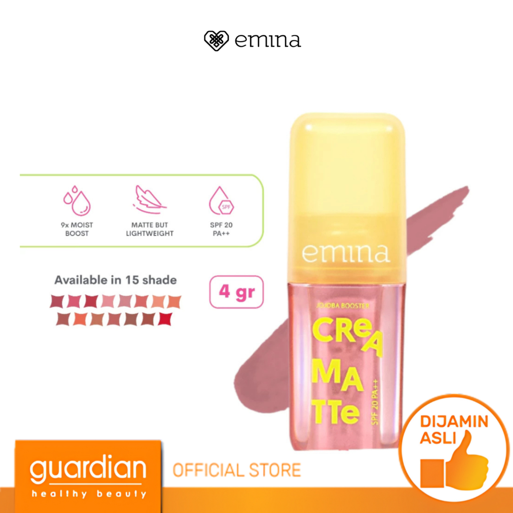 Emina Lip Creamatte 4Gr - Comfily Matte 9x Moist Boost