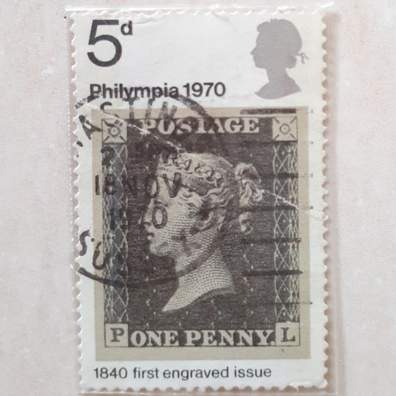

Perangko Inggris Britania Raya Philympia 70 (Stamp Exhibition) Tahun 1970