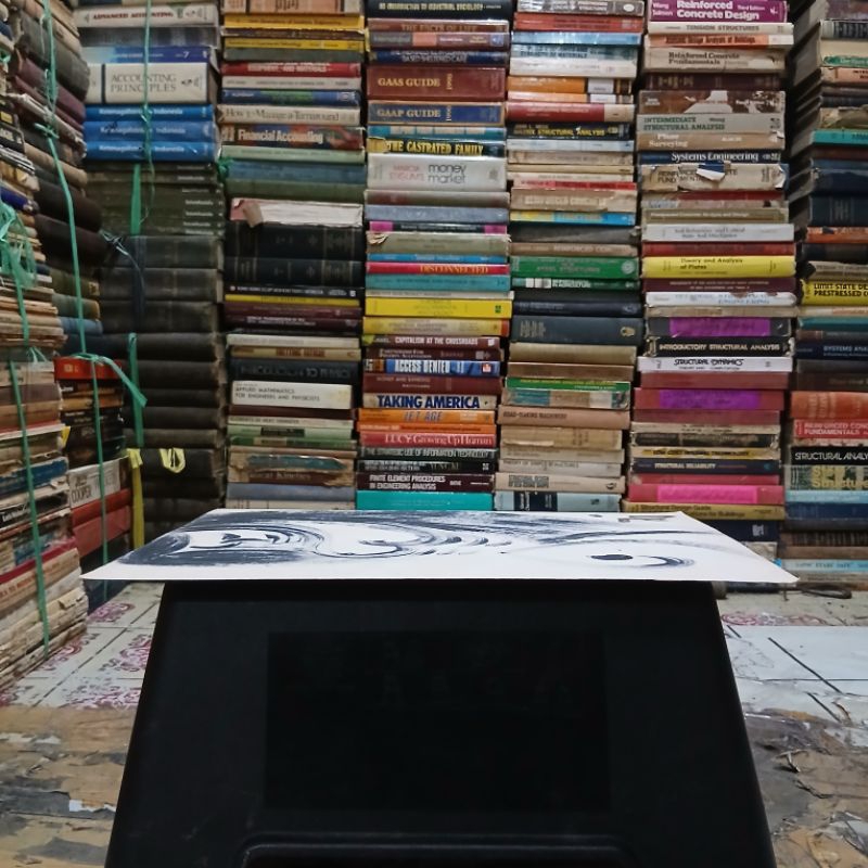 

lukisan cat minyak size tinggi 40cm lebar 27cm