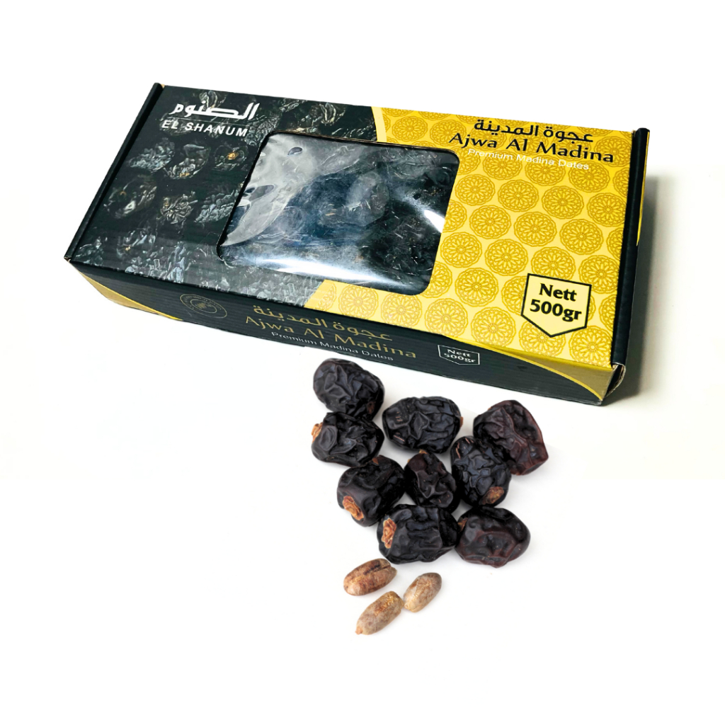 

KURMA AJWA PREMIUM 500gr / KURMA AJWA Best Quality 500gr / Kurma Ajwa al-Madinah