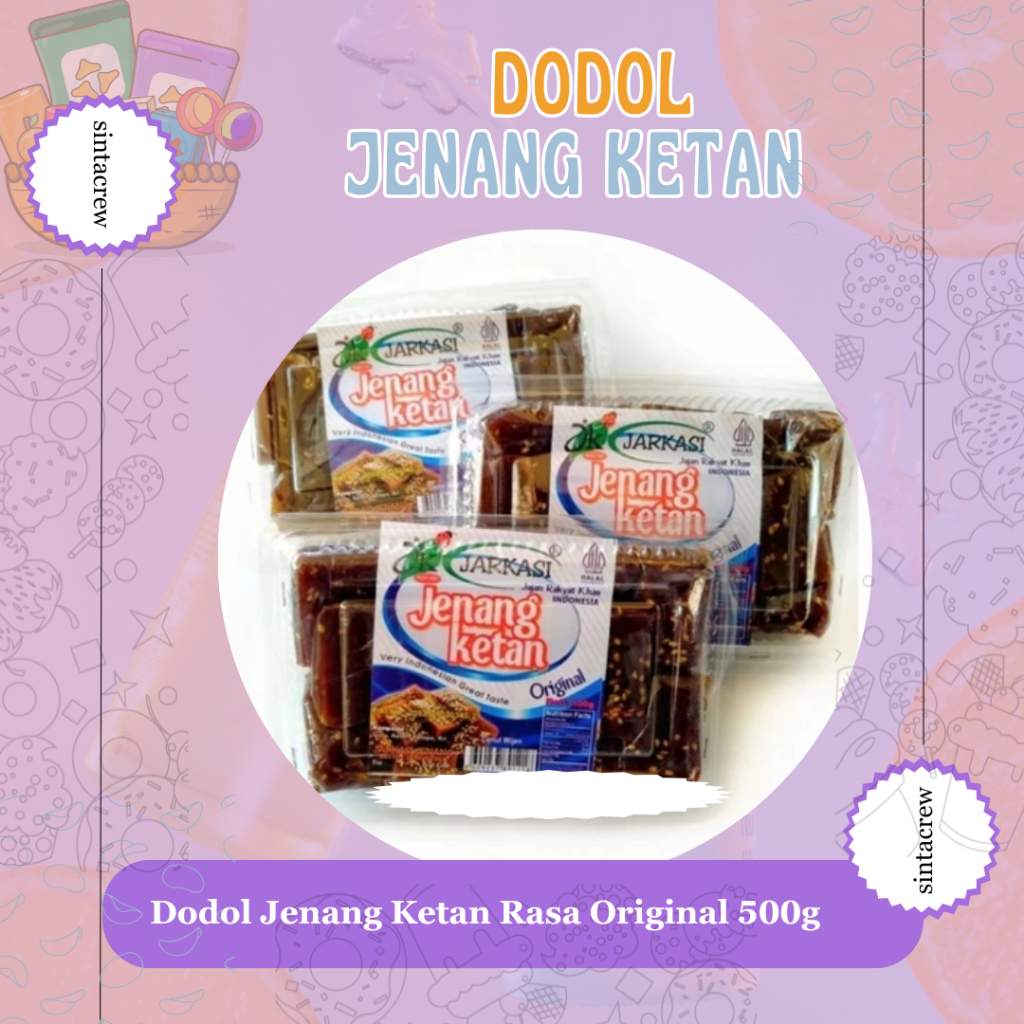 

Dodol Jenang Ketan Rasa Original 500g