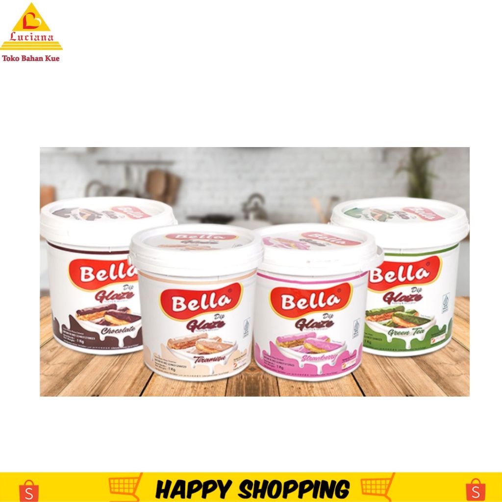 

Bella Dip Glaze 1Kg - Bucket - Bahan Kue Topping dan Isian / Produk Original