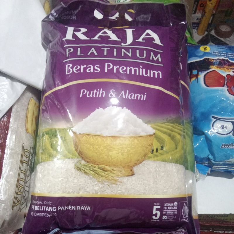 

beras raja platinim 5kg