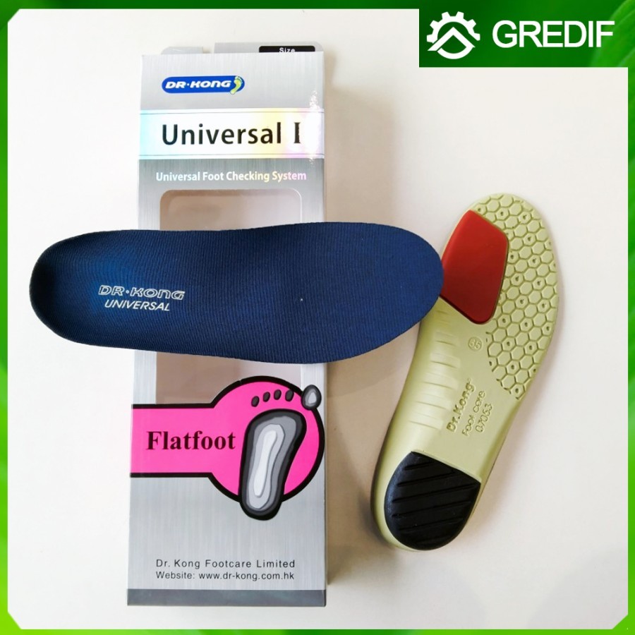 Insole Dr.Kong Universal I 1 Sol Dalam Sepatu Insole Flatfoot Dr. Kong - 36