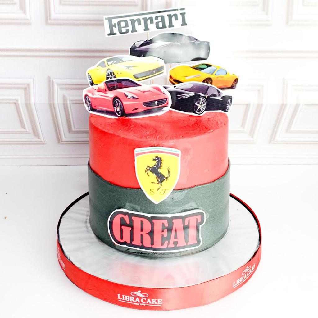 

Kue Ulang Tahun/Birthday Cake/Kue ultah tema Ferrari/Kue Birthday Jakarta