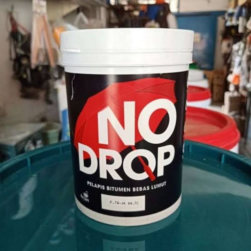 No drop Pelapis Anti Bocor Bitumen Warna Hitam 1 Kg