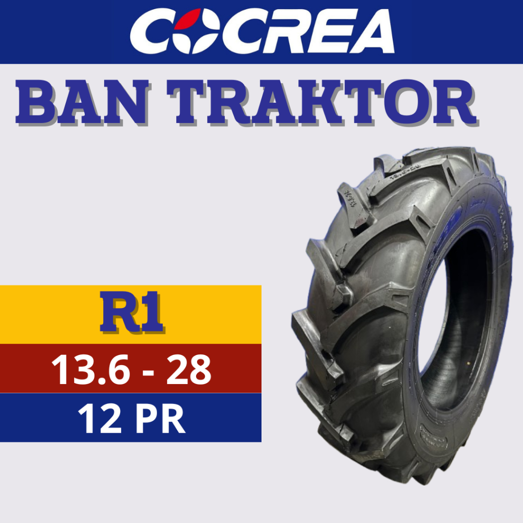 ANEKA BAN COCREA Ban Traktor 13,6-28 12PR R1 ban traktor