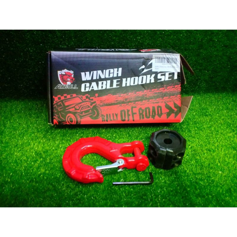 S Hook Winch Offroad | Winch Hook Set + Cable Stoper | S Hook Winch Aksesoris Offroad | S Hook Canto