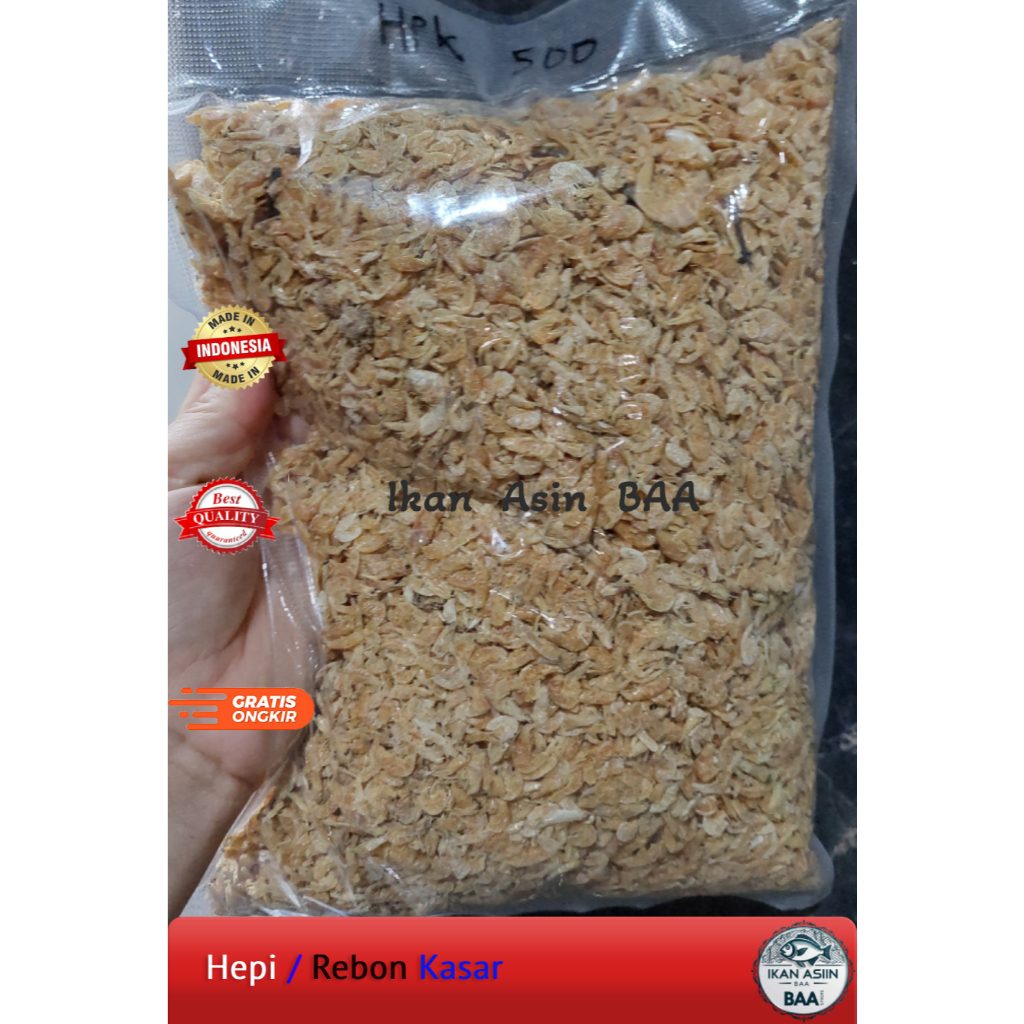 

Rebon Asin Kasar Super | Hepi Kasar | Rebon Asin | Udang Rebon