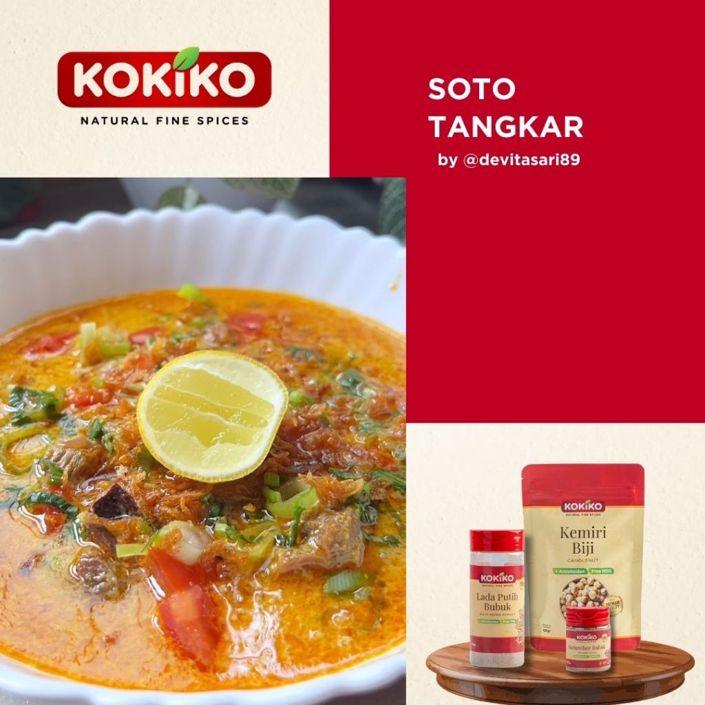 

SOTO TANGKAR ala Kokiko (LADA PUTIH, BAWANG PUTIH, & CABAI BUBUK)