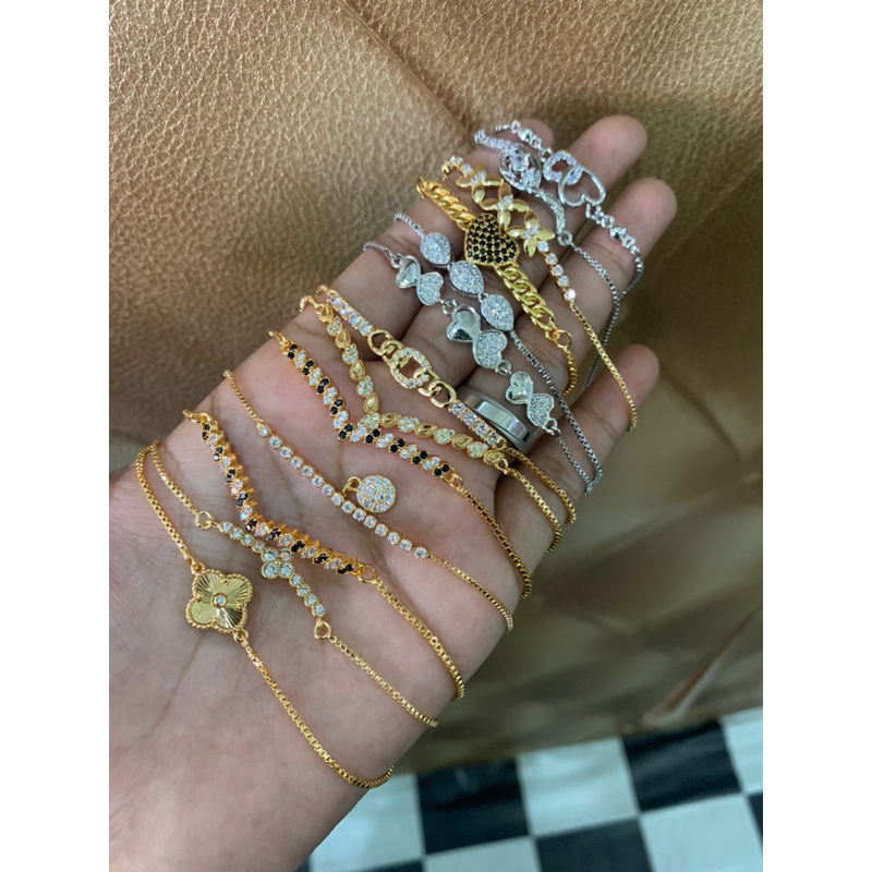 gelang serut perak