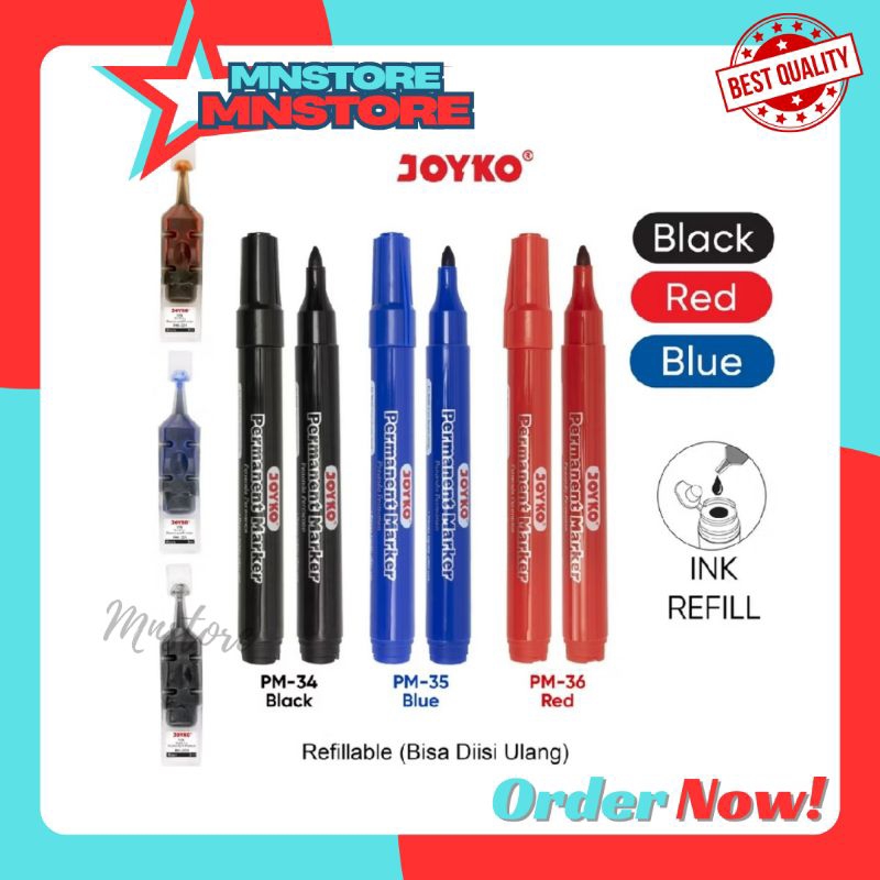 

JOYKO permanent marker spidol permanen perpcs