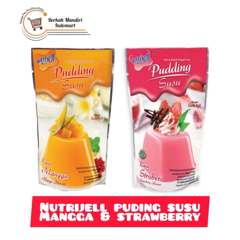 

Nutrijell Puding Susu Instan Rasa Mangga & Strawberry 145 gram
