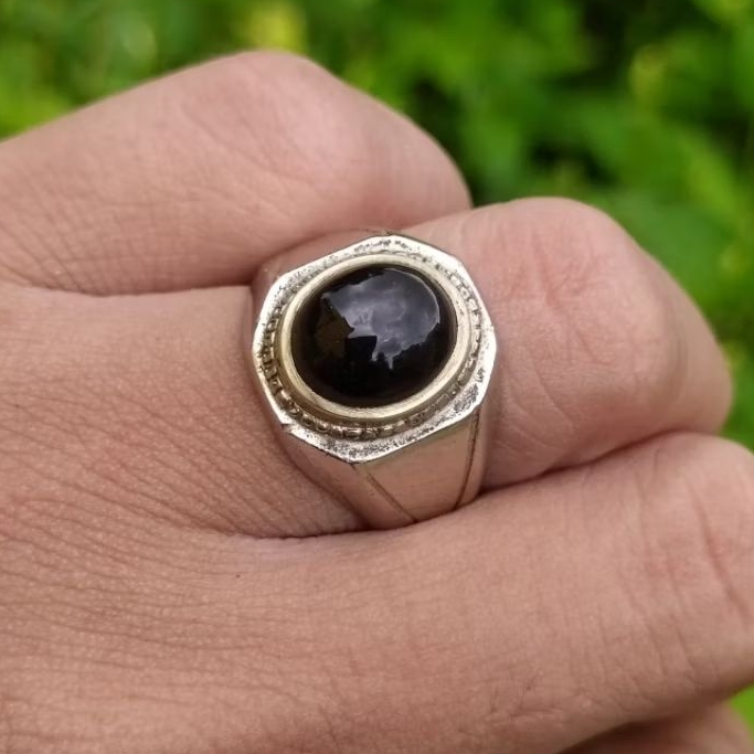 cincin batu akik yaman Wulung cibeet