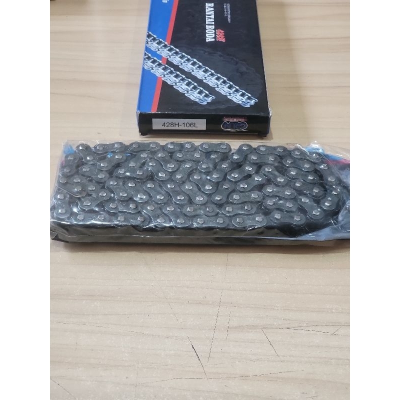 RANTAI RODA 428-106L / RANTAI SEPEDA MOTOR 428-106L / ASLI CRUN