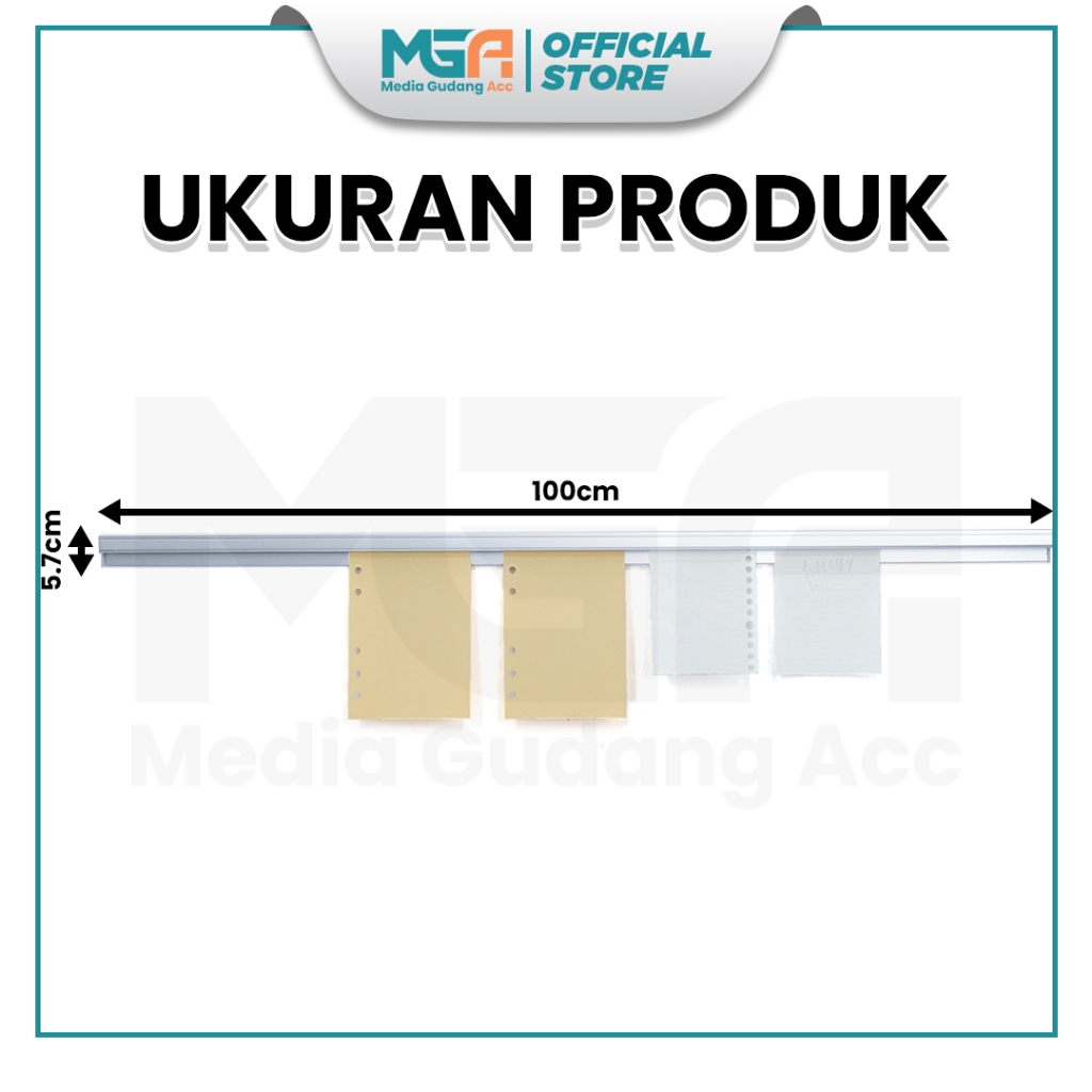 

YEN Bill Holder 100cm / Capitan Nota / Receipt Holder / Penjepit Kertas Bon Bill / Bill Holder