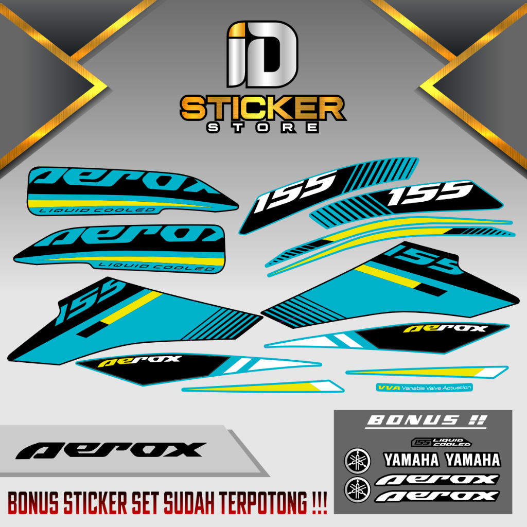 STRIPING AEROX OLD / 2018 / STIKER / STICKER HIGHQUALITY / NVX / YAMAHA / LAMA