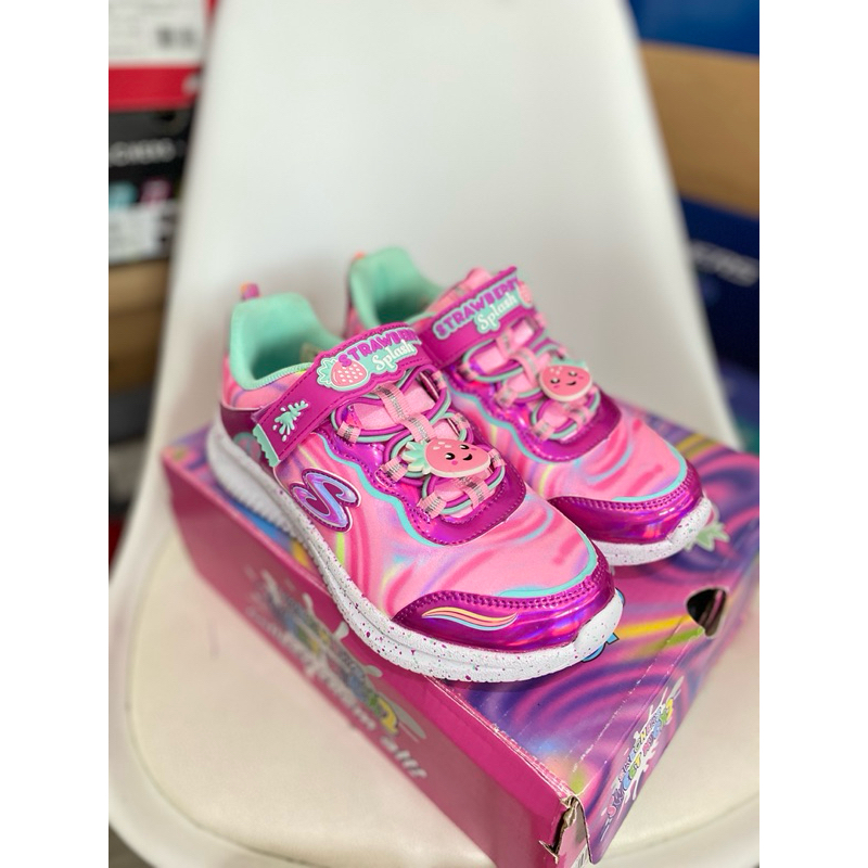 SALE 70% Skechers Kids Snuggle Girl's Sneakers Shoes pink