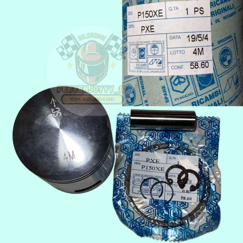 SEHER PISTON RICAMBI 4M VESPA PX EXCLUSIVE EXCEL