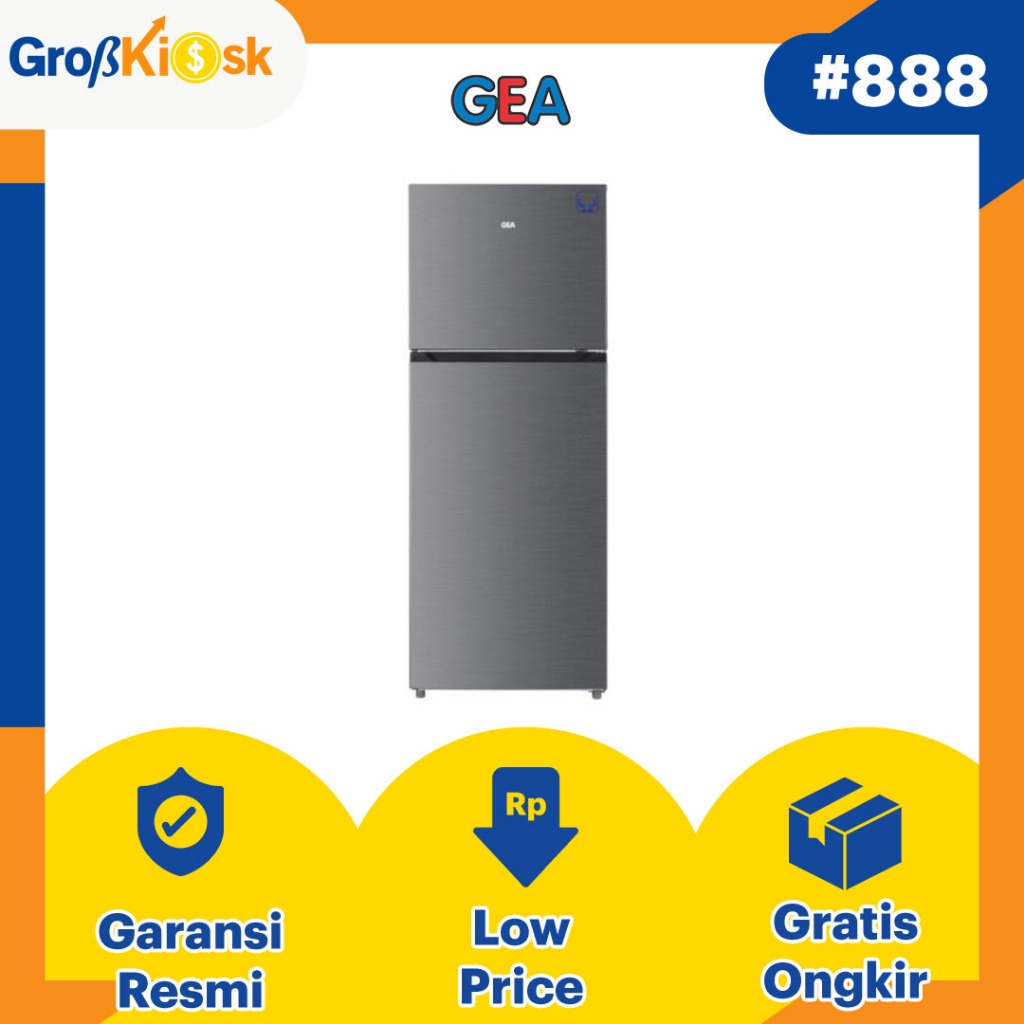 Kulkas 2 Pintu 198 Liter GEA G2HD-198 / G2HD 198 / G2HD198