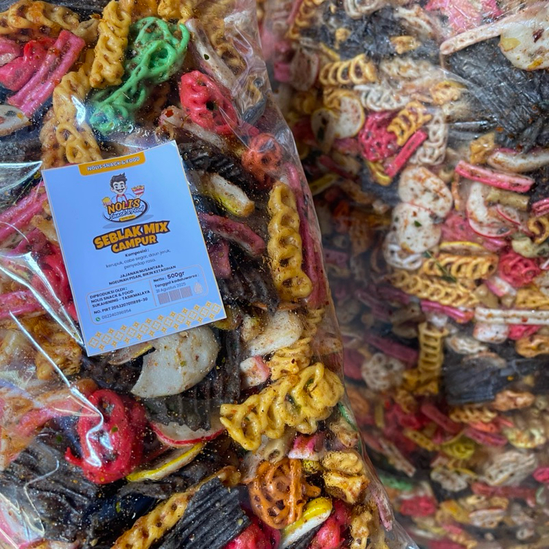 

Seblak MIX Campur Pedas Daun Jeruk // Seblak Kering Bantat // Aneka Seblak Cemilan Nolis Snack