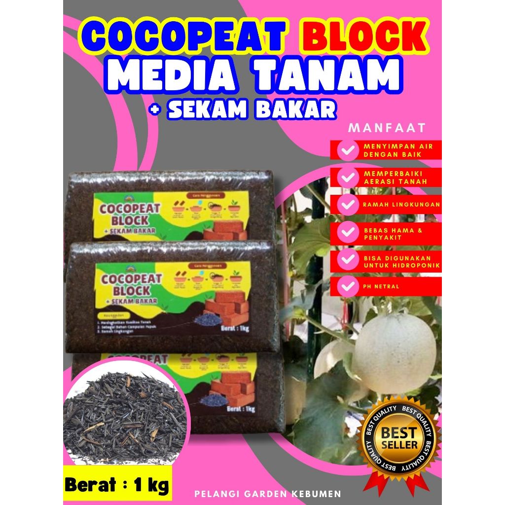 PALING DICARI  Cocopeat Block Infarm, Cocopeat Cangkok, Cocopeat Campur