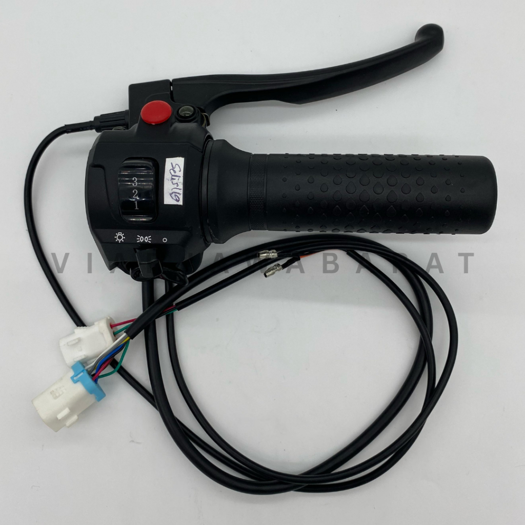 (1 Set) Selongsong Gas Grip Gas Handle Kanan Offero Stareer Pro / Grip dan Handle Rem Kanan Handle R