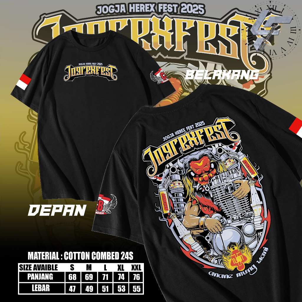 KAOS ACARA JOGREXFEST 2025 CB POLICE JOGJA