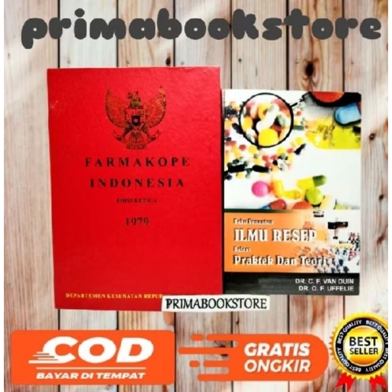 Paket 2 Buku - Farmakope 3 dan Ilres Vanduin