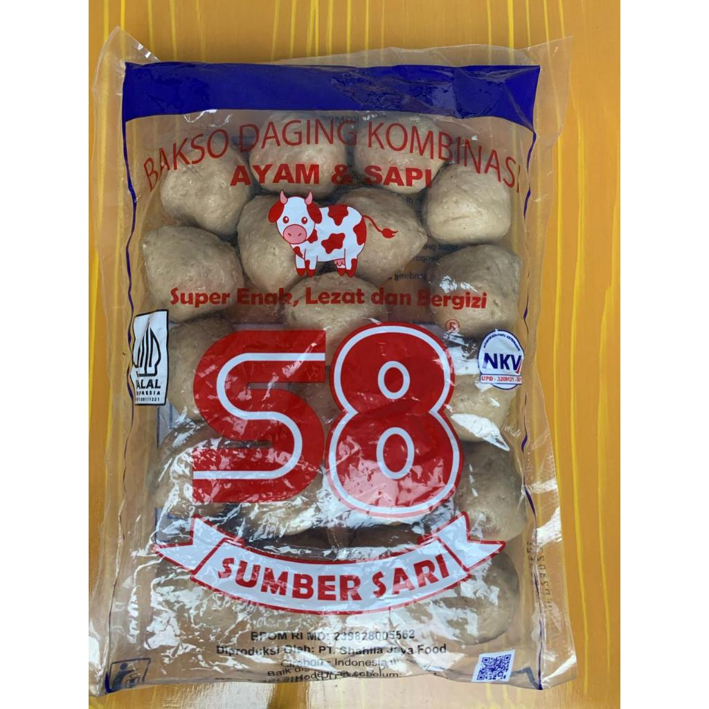 

Bakso sapi halus 58 isi 25 butir berat 750 gram pentol baso Halal