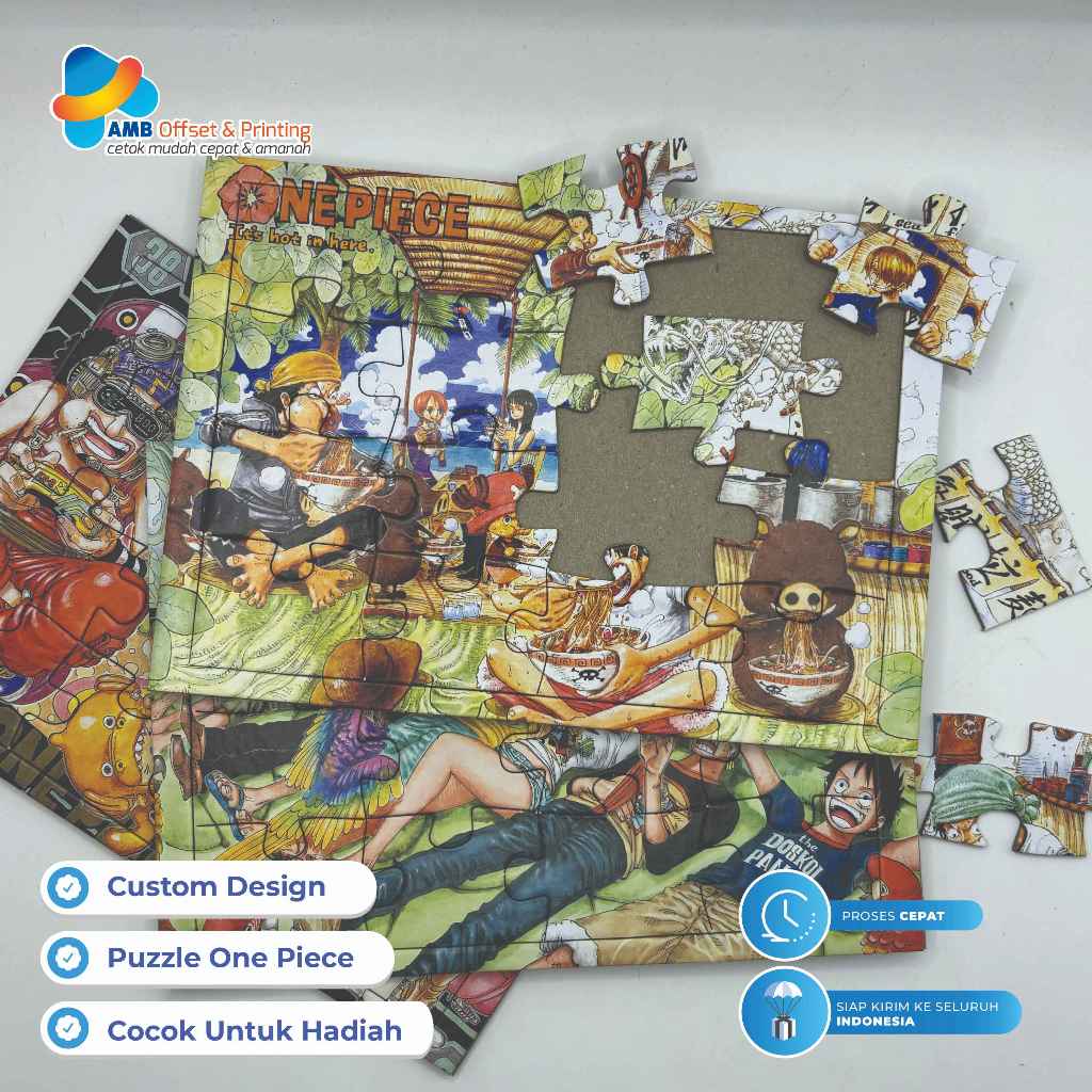 [ Puzzle ] Puzzle One Piece / Mainan anak anak dan dewasa / Puzzle hadiah