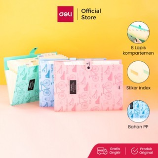 

Deli Expanding File / Map Folder Dokumen A4 8 Pocket Lucu Dengan Tab Index 5737