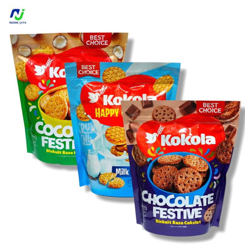 

Kokola Festive/Happy Cookies Pack 280g - BEST CHOICE