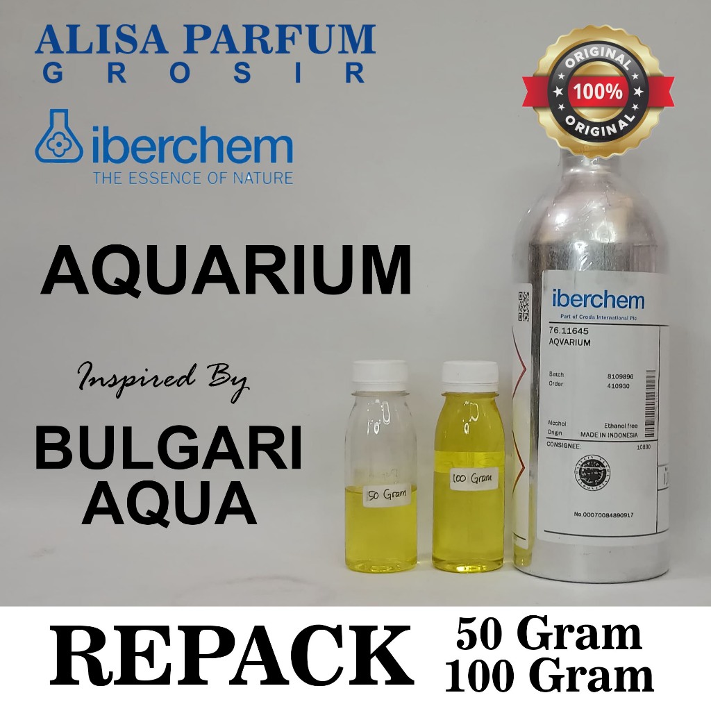 REPACK BIBIT PARFUM BULGARl AQUA PRODUK IBERCHEM 100% MURNI