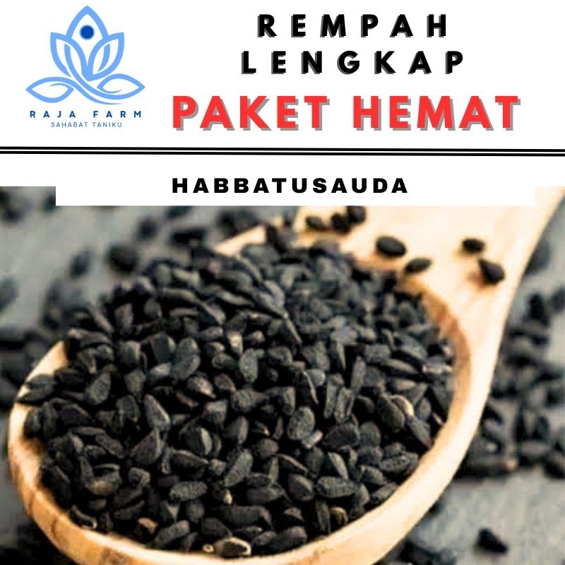 

Habbatussauda Asli Abatusauda Jinten Hitam 50gr Rempah Paket Hemat