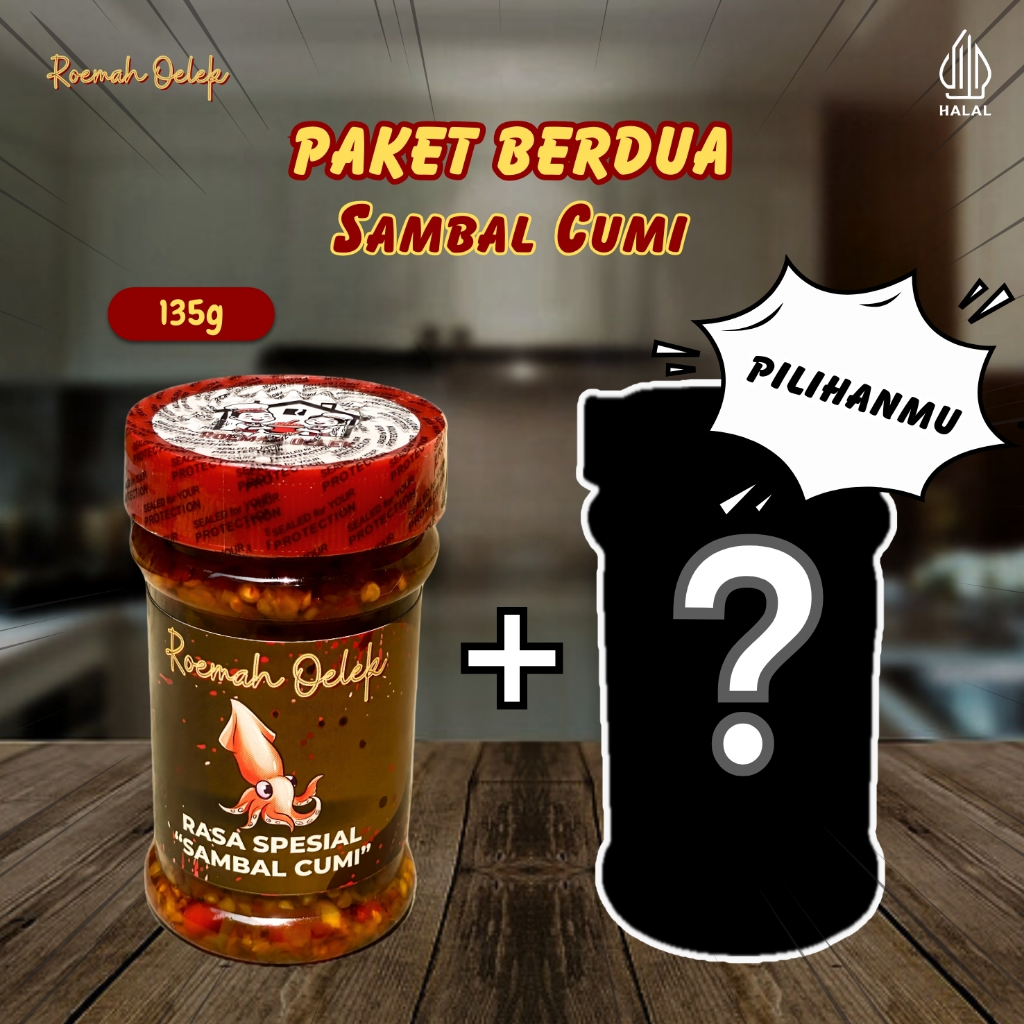

Sambal Cumi 135gr – Gurih Pedas Gila Mantap! | Roemah Oelek