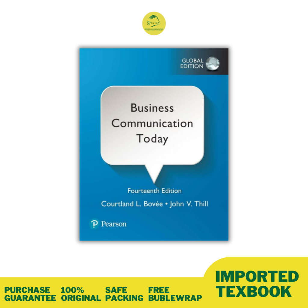 Buku Business Communication Today 14 Edition 9781292215341