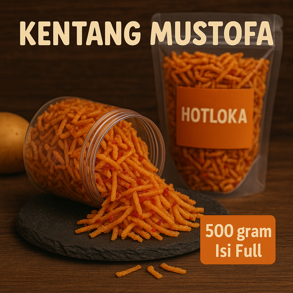 

Hotloka - [Spesial] Kentang Mustofa 500gr Pedas Manis Gurih Kriuk