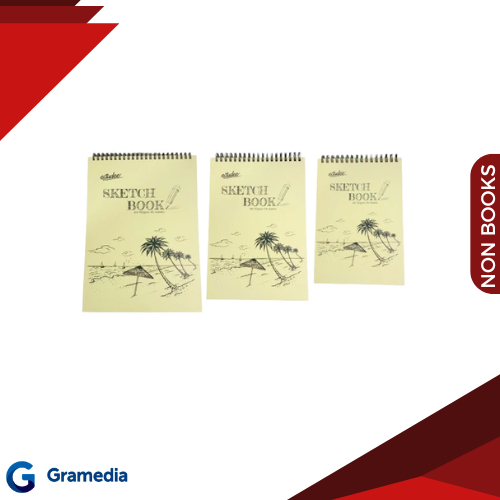 

Gramedia Medan - ESTUDEE SKETCHBOOK B5 110GSM 45SHT PORTRAIT LEFT RING