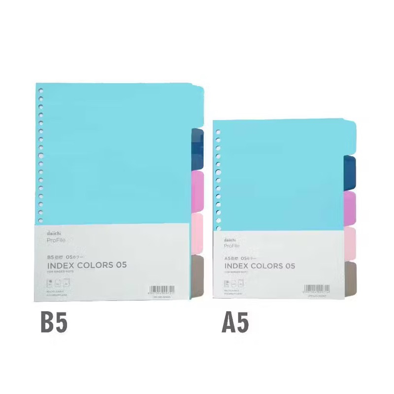 

Binder Index Colour A5