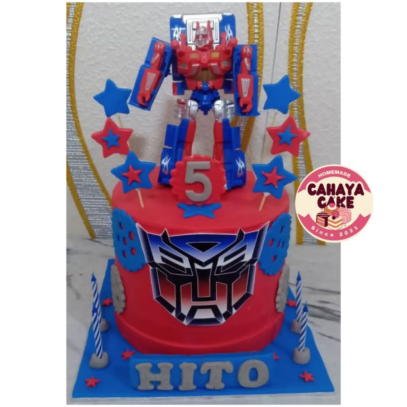 

Transformer Cake / Kue Ulang Tahun Transformers / Ku Ultah Robot